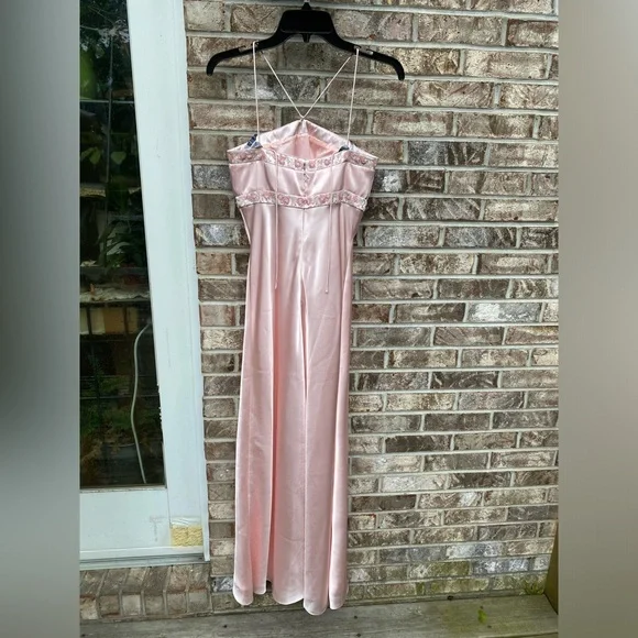 90s halter prom dress Vintage Halter V Neck Beaded Appliques 90s Prom Dress Mermaid Evening Dress  SH1132